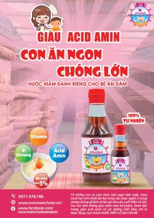 BÉ HÀO HỨNG ĂN NGON …NHỜ 2 GIỌT NƯỚC MẮM LÊ GIA