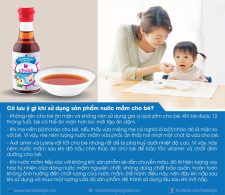 Nước mắm cho trẻ con có cần thiết hay không?