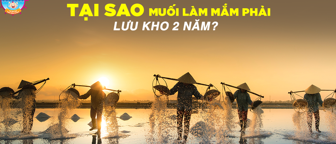 TẠI SAO MUỐI LÀM MẮM PHẢI LƯU KHO 2 NĂM?