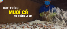 QUY TRÌNH MUỐI CÁ TẠI XƯỞNG LÊ GIA