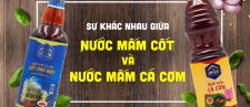 SỰ KHÁC NHAU GIỮA NƯỚC MẮM CỐT VÀ NƯỚC MẮM CÁ CƠM