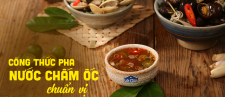 CÔNG THỨC PHA NƯỚC CHẤM ỐC CHUẨN VỊ