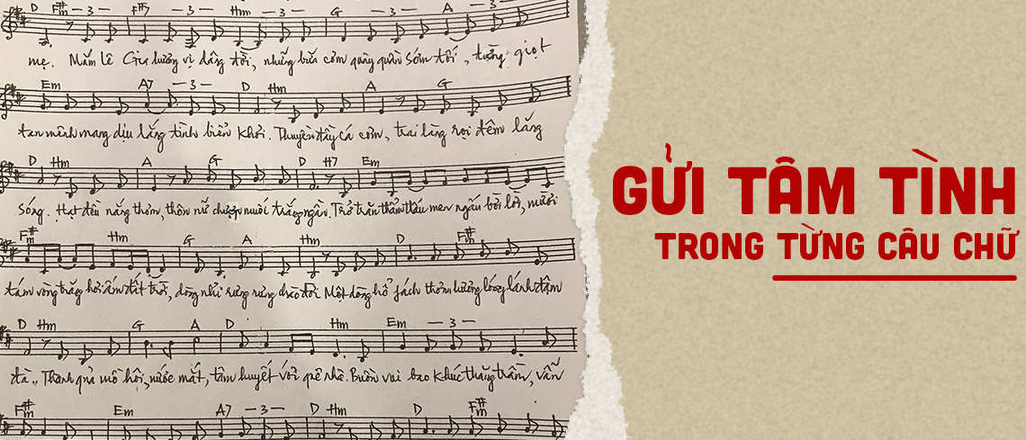 GỬI TÂM TÌNH TRONG TỪNG CÂU CHỮ…
