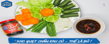 Kho quẹt chấm rau củ – Thế là đủ!