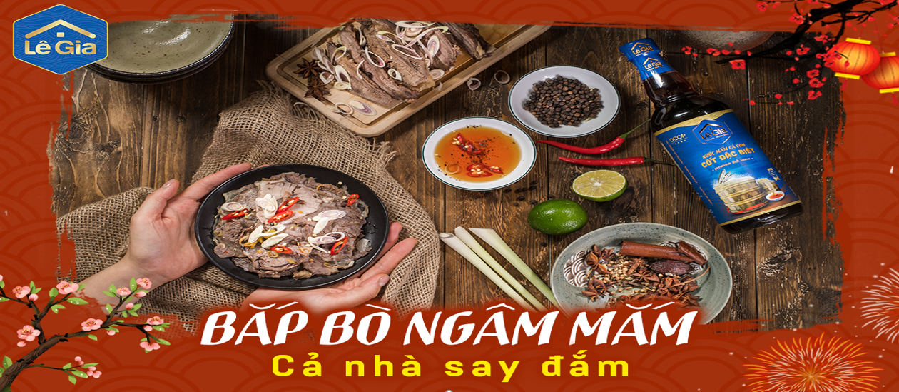 Công thức bắp bò ngâm nước mắm đậm đà cho ngày Tết cực dễ làm