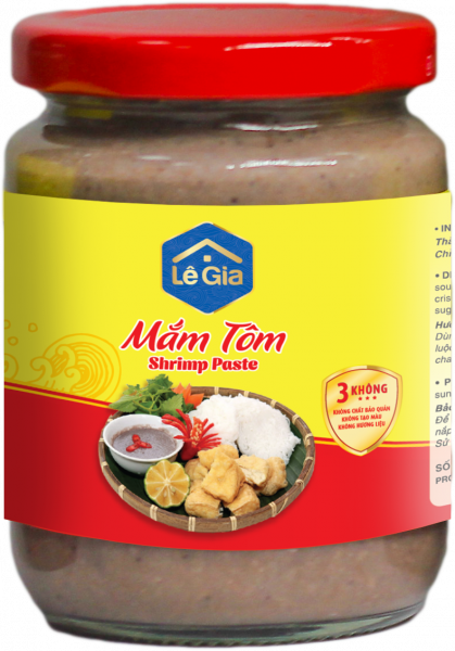 LE GIA TRADITIONAL SHRIMP PASTE FOR EXPORT