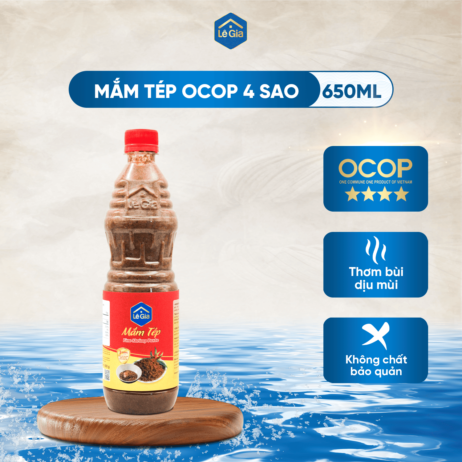 Mắm tép chai 650ml nhựa PET0