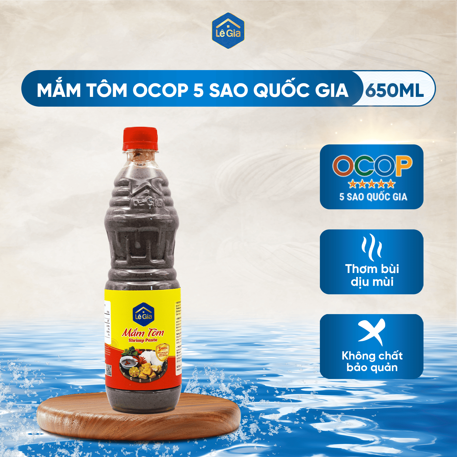 Mắm tôm ngon chai nhựa Pet 650ml0
