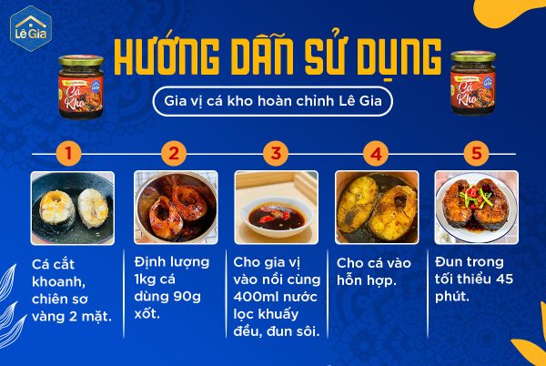 GIA VỊ HOÀN CHỈNH – CÁ KHO LÊ GIA