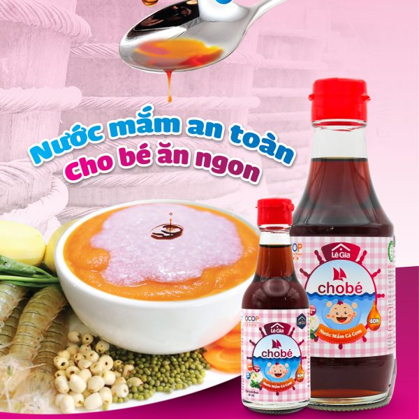 Nước mắm Lê Gia cho bé ăn dặm 200ml