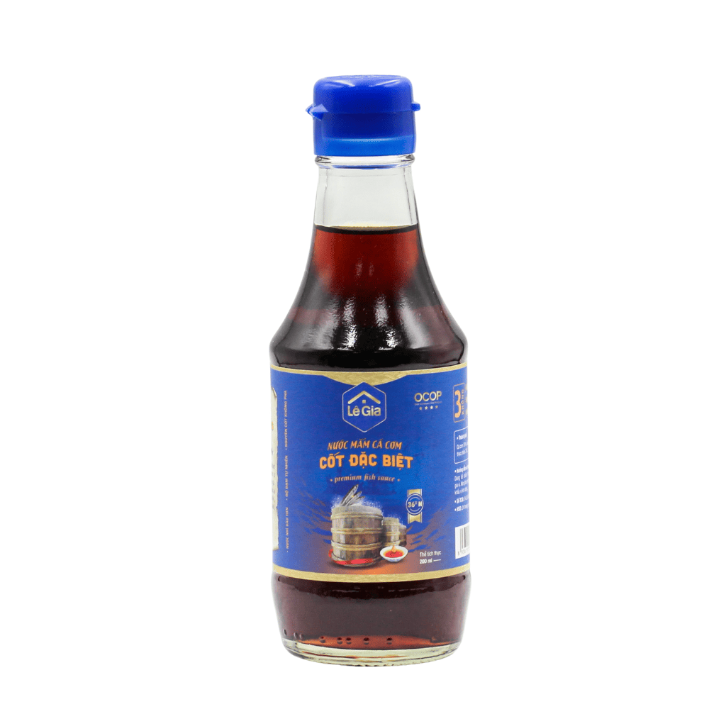 Nước mắm truyền thống Lê Gia Cốt Đặc Biệt 200ml – 40N – OCOP 5 sao quốc gia0