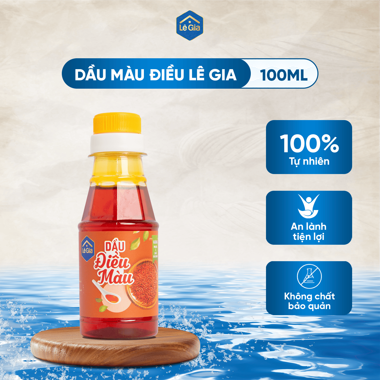 DẦU ĐIỀU MÀU LÊ GIA CHAI NHỰA PET0