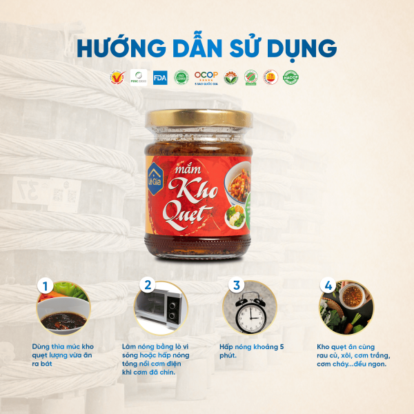 MẮM KHO QUẸT TÔM THỊT LÊ GIA 160G