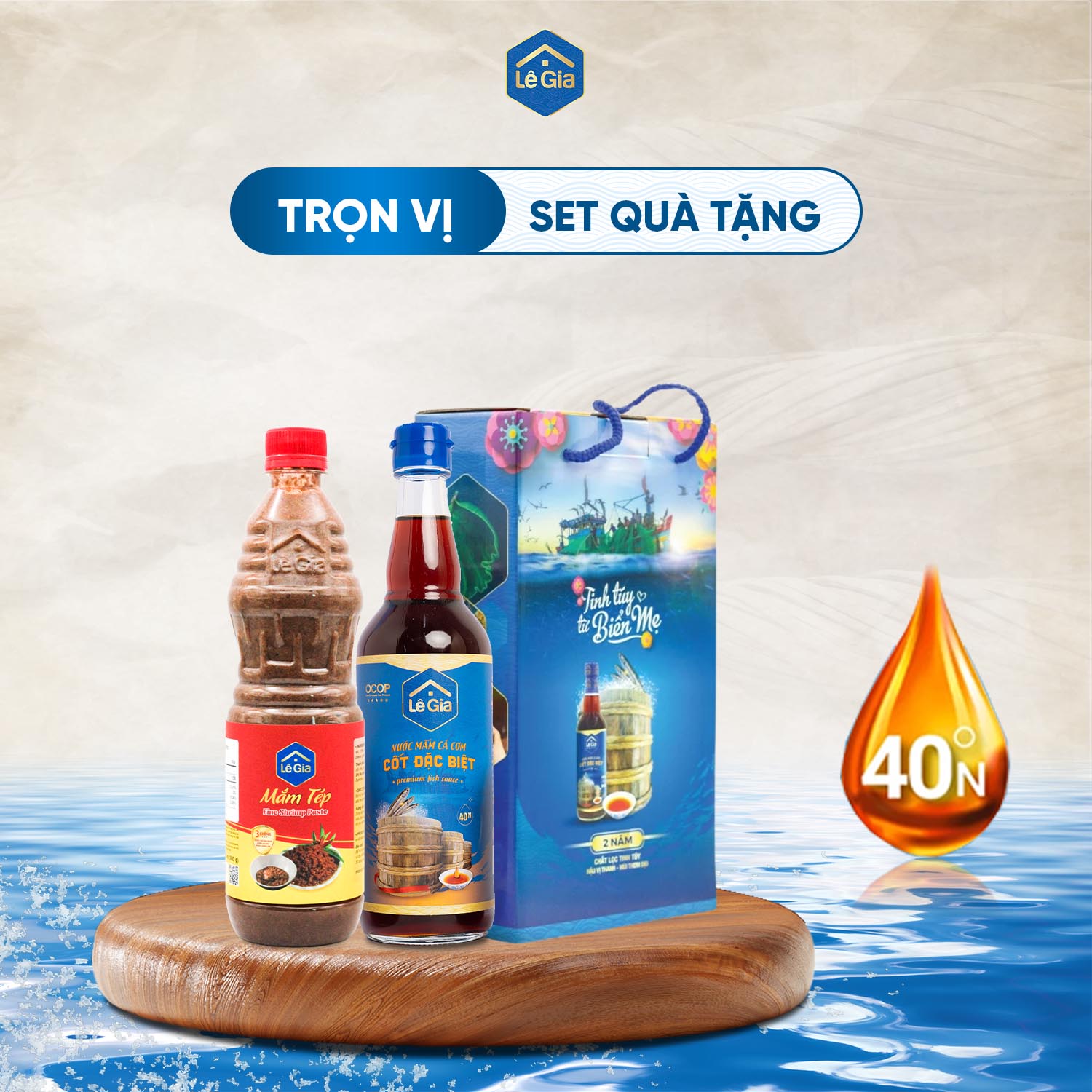 HỘP QUÀ TINH TÚY TỪ BIỂN MẸ LÊ GIA SỐ 20