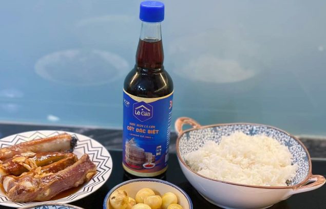 Mâm cơm nhà cùng Mắm Lê Gia