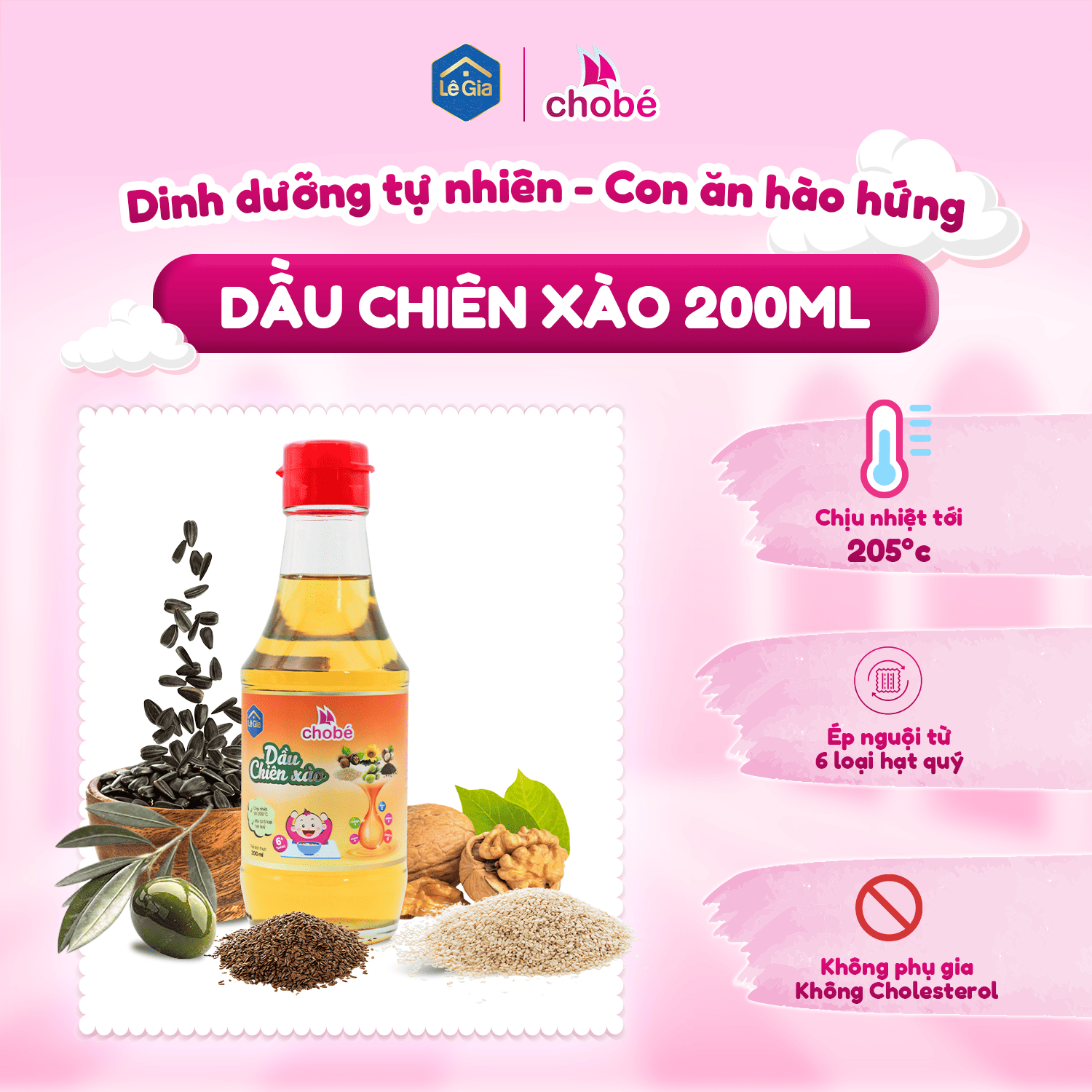 DẦU CHIÊN XÀO CHO BÉ0