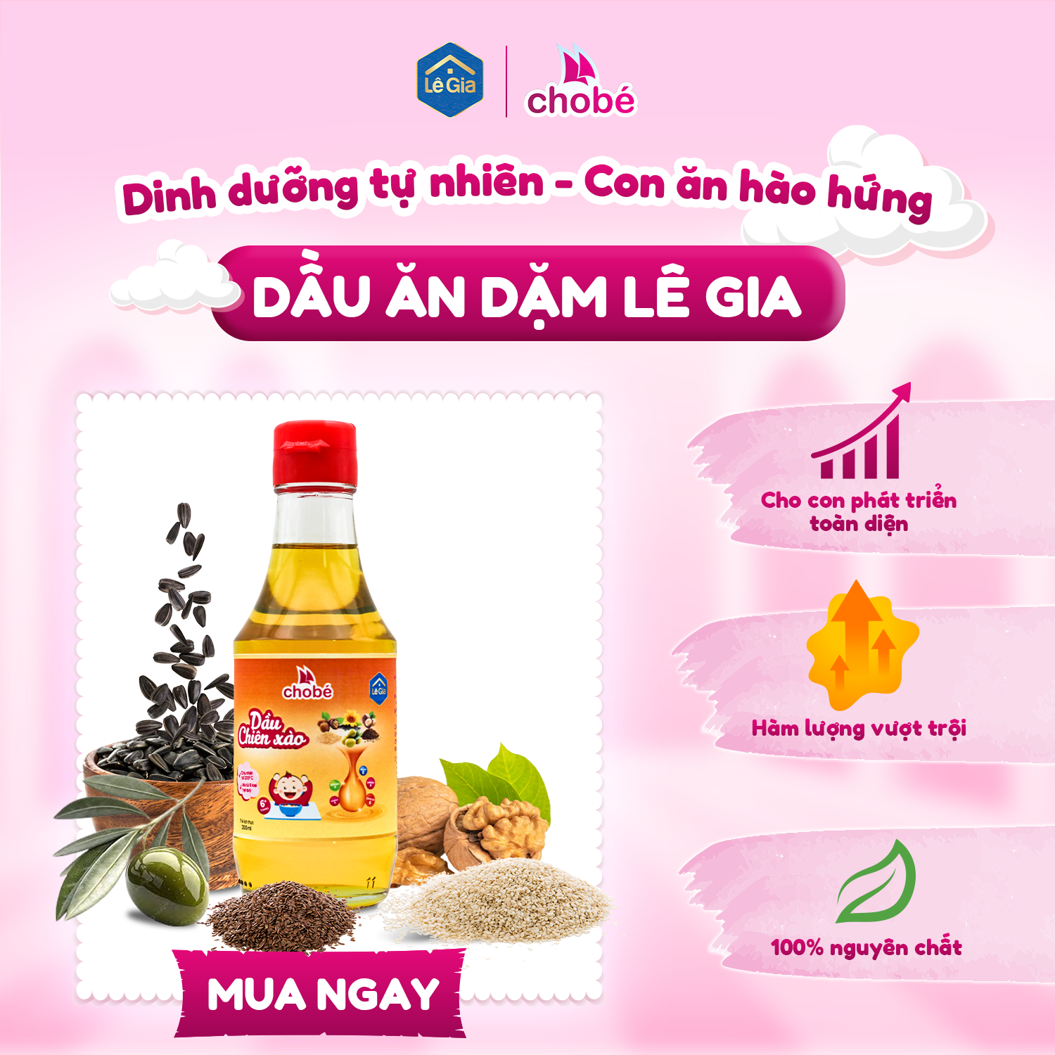 DẦU CHIÊN XÀO CHO BÉ0