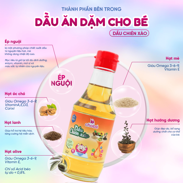 DẦU CHIÊN XÀO CHO BÉ