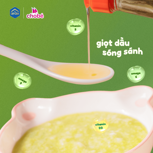 Dầu Olive ăn dặm cho bé