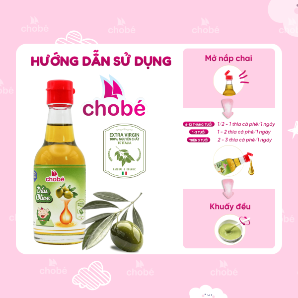 Dầu Olive ăn dặm cho bé