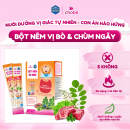 BỘT NÊM BÒ & CHÙM NGÂY CHO BÉ ĂN DẶM