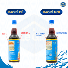 THÔNG TIN THAY ĐỔI BAO BÌ NƯỚC MẮM LÊ GIA