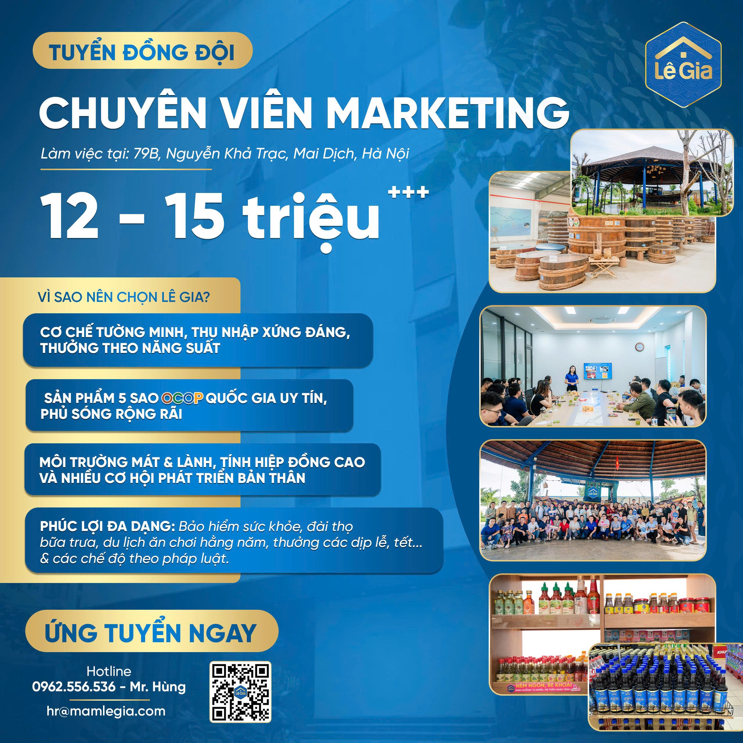 TUYỂN DỤNG NHÂN VIÊN MARKETING TỔNG HỢP