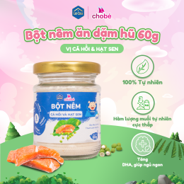 BỘT NÊM VỊ CÁ HỒI VÀ HẠT SEN HŨ 60g