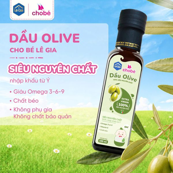DẦU OLIVE CHO BÉ LÊ GIA 100ML