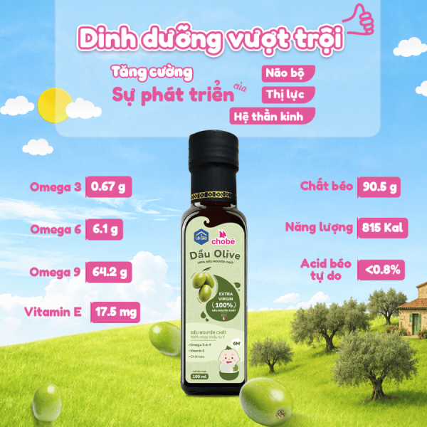 DẦU OLIVE CHO BÉ LÊ GIA 100ML