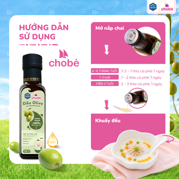 DẦU OLIVE CHO BÉ LÊ GIA 100ML