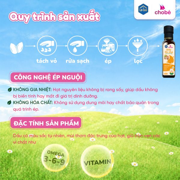 DẦU ÓC CHÓ CHO BÉ LÊ GIA 100ML