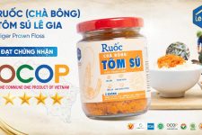 RUỐC (CHÀ BÔNG) TÔM SÚ LÊ GIA ĐẠT CHỨNG NHẬN OCOP 4 SAO