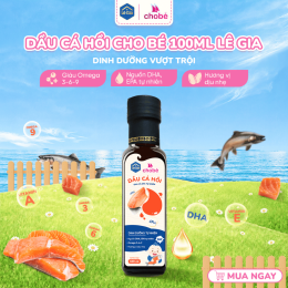 DẦU CÁ HỒI CHO BÉ LÊ GIA 100ML