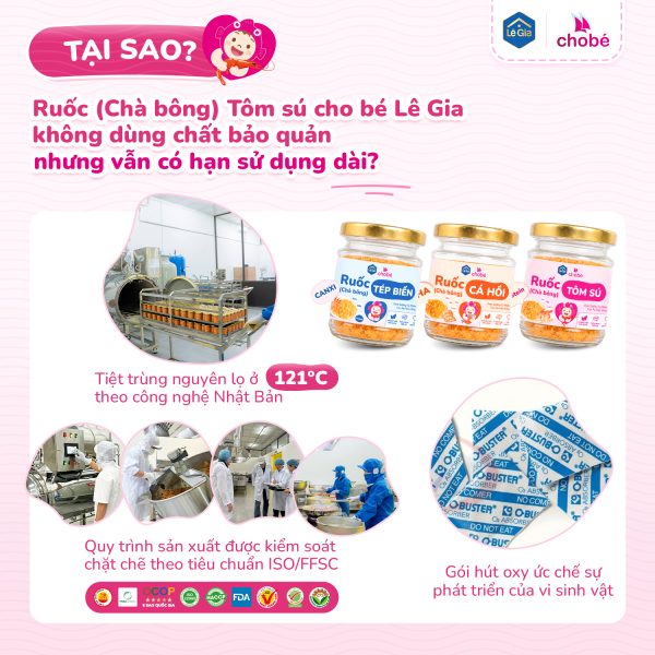 Ruốc (chà bông) cá hồi cho bé – Lê Gia 30g