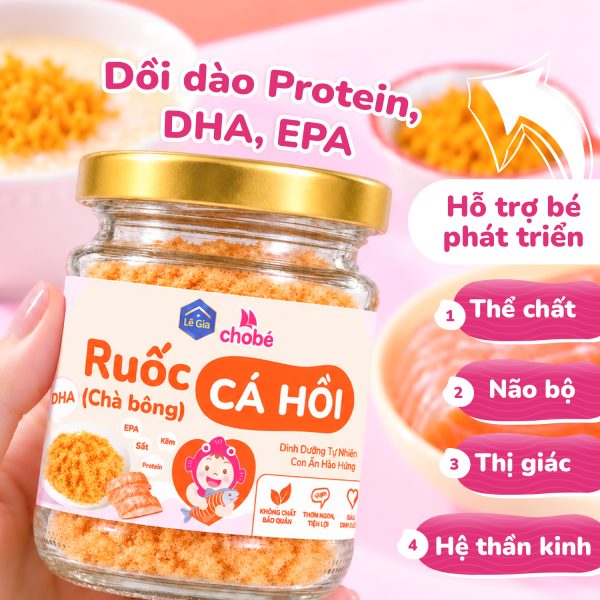 Ruốc (chà bông) cá hồi cho bé – Lê Gia 30g