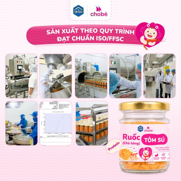 Ruốc (chà bông) tôm sú cho bé – Lê Gia 30g